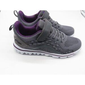 Propét Women's Stability Mesh Sneakers Gray & Purple Size 8 NEW